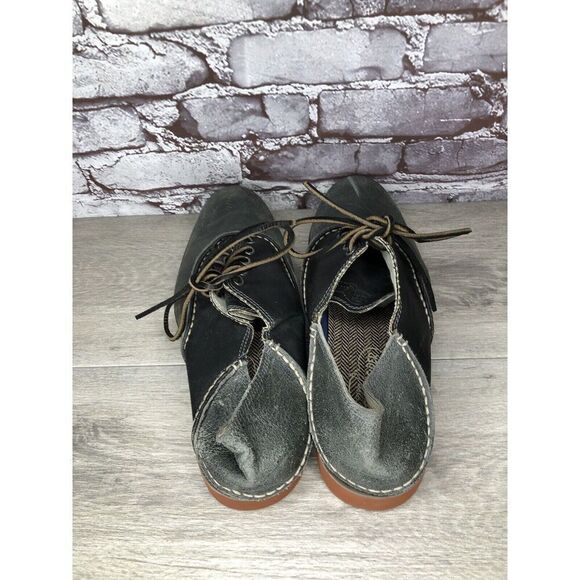 Sperry Top Sider Gray Black Leather Oxfords Lace Up Shoes Men Sz 11.5M US/45EU main image 12
